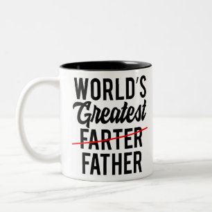 Tasse 2 Couleurs Meilleur cadeau de Fête des pères de père plus