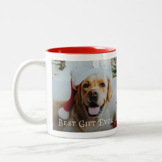 Tasse 2 Couleurs Meilleur Cadeau Photo de Chien