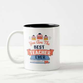 Tasse 2 Couleurs Meilleur Enseignant de Tous les Temps