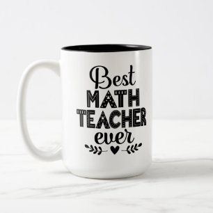 Tasse 2 Couleurs Meilleur enseignant en mathématiques