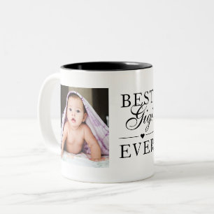 Tasse 2 Couleurs Meilleur Gigi Ever Noir Anniversaire Personnalisé