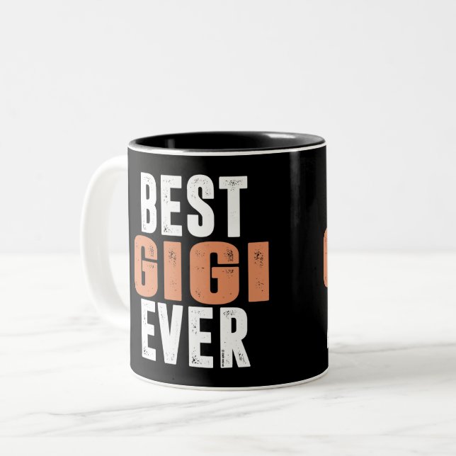 Tasse 2 Couleurs Meilleur Gigi jamais (Devant gauche)
