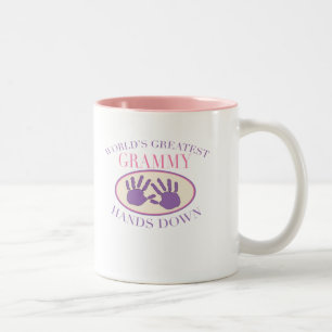 Tasse 2 Couleurs Meilleur Grammy Haut la Main T-shirt