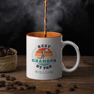Tasse 2 Couleurs Meilleur Grand-Père Par Par Fête des pères Rétro P