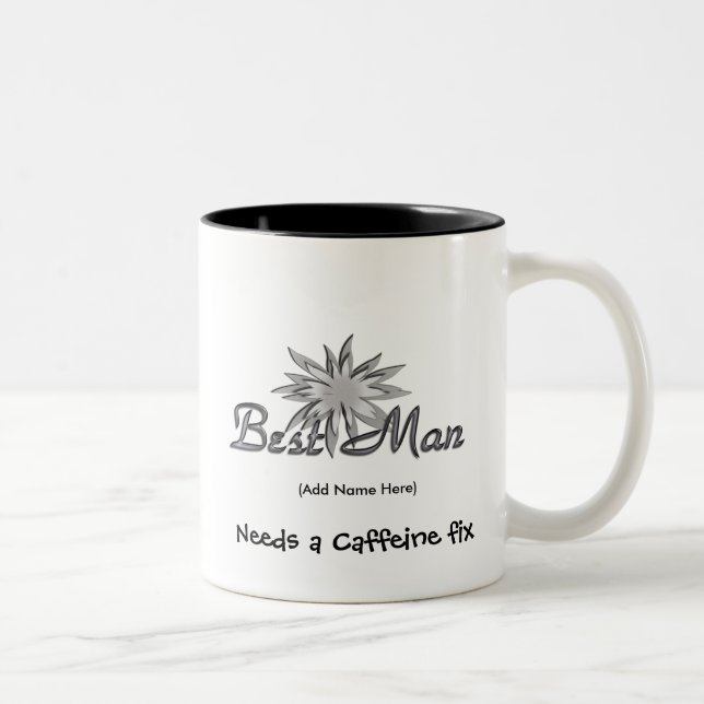 Tasse 2 Couleurs Meilleur homme (Droit)