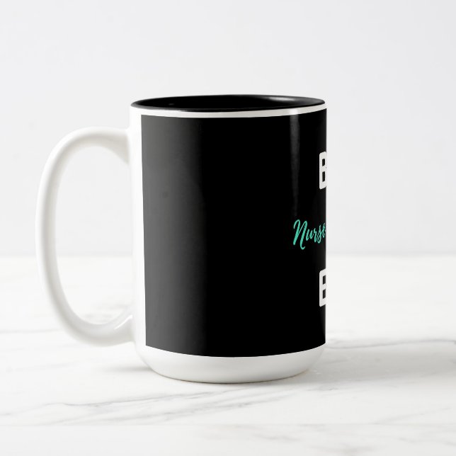 Tasse 2 Couleurs Meilleur infirmier praticien (Gauche)