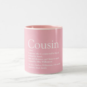 Tasse 2 Couleurs Meilleur Jour Favori Définition Cousin Rose