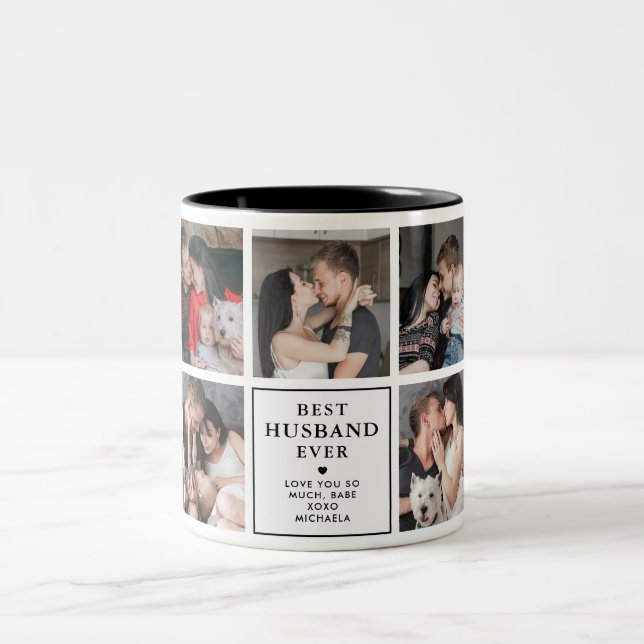 Tasse 2 Couleurs Meilleur Mari Moderne jamais photo 9 (Centre)