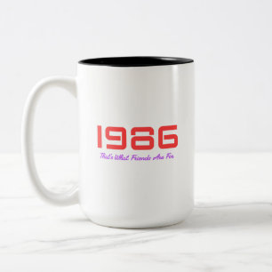 Tasse 2 Couleurs Meilleur morceau de 1986