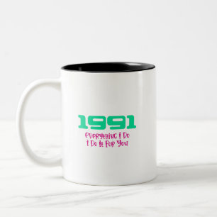 Tasse 2 Couleurs Meilleur morceau de 1991