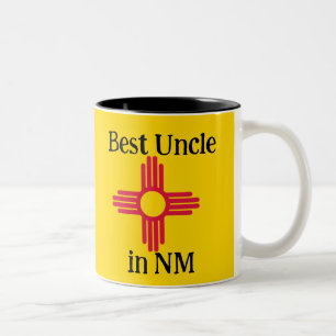 Tasse 2 Couleurs Meilleur oncle dans le drapeau de l'État du Nouvea