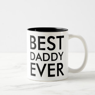 Tasse 2 Couleurs Meilleur papa   Cadeau Jour Valentines Cof à deux 