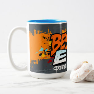 Tasse 2 Couleurs Meilleur Papa de Tous Édition Graffiti Urbain Fête