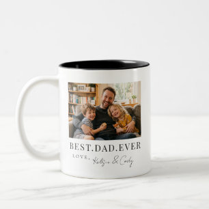 Tasse 2 Couleurs Meilleur Papa de Tous les Temps Cadeau Fête des Pè