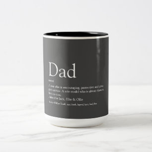Tasse 2 Couleurs Meilleur papa du monde Définition