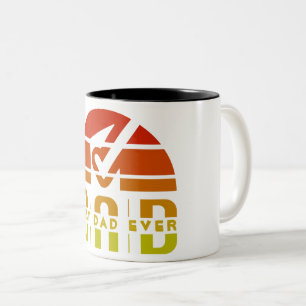 Tasse 2 Couleurs Meilleur Papa du Monde : L'Homme, Le Mythe, La Lég
