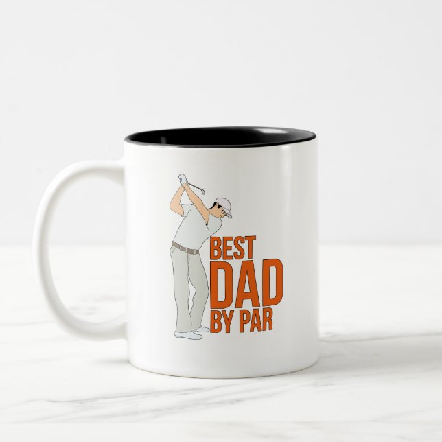Tasse 2 Couleurs Meilleur papa par rapport (Gauche)