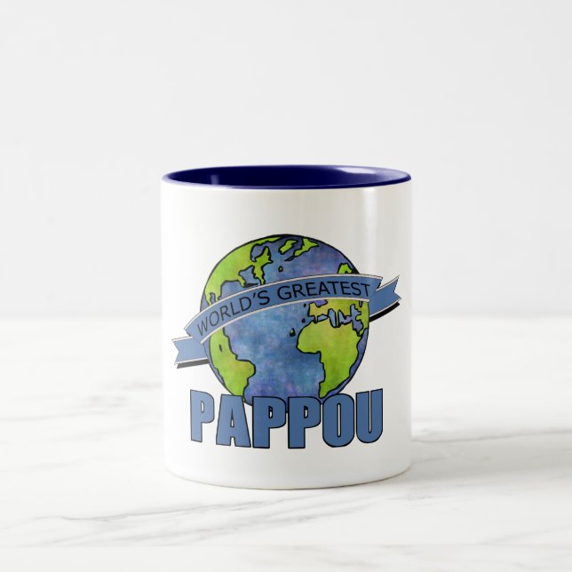 Tasse 2 Couleurs Meilleur Pappou du Monde (Centre)