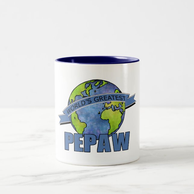 Tasse 2 Couleurs Meilleur Pepaw du Monde (Centre)
