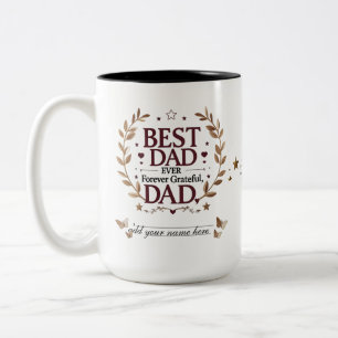 Tasse 2 Couleurs Meilleur Père Jamais - Gratitude Intemporelle