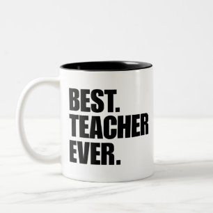 Tasse 2 Couleurs Meilleur Professeur de Tous les Temps 