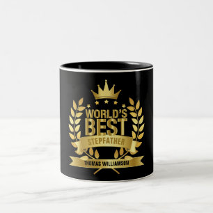 Tasse 2 Couleurs Meilleur Stepfather du monde Stepdad Bonus Papa Bl