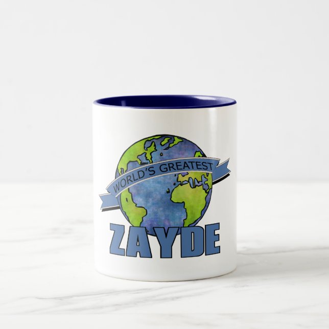 Tasse 2 Couleurs Meilleur Zayde du monde (Centre)