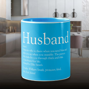 Tasse 2 Couleurs Meilleure définition de mari de tous les temps ble
