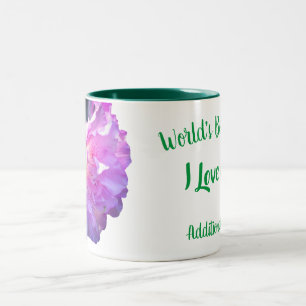 Tasse 2 Couleurs Meilleure maman Azalea Fleur personnalisée au mond