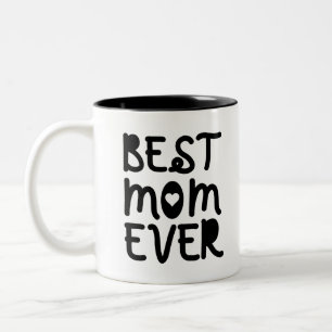 Tasse 2 Couleurs Meilleure Maman de Tous les Temps Fête des Mères