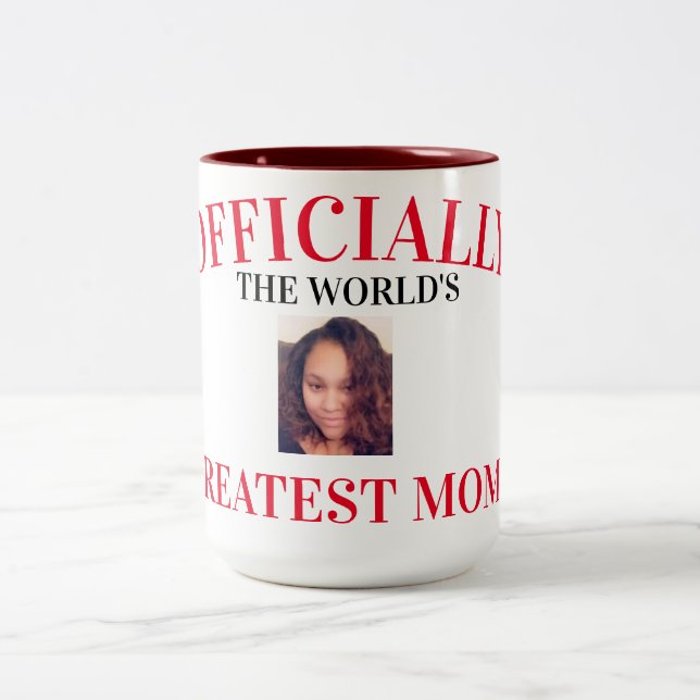 Tasse 2 Couleurs Meilleure maman du monde (Centre)