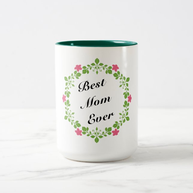 Tasse 2 Couleurs Meilleure maman jamais (Centre)