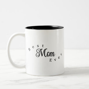 Tasse 2 Couleurs Meilleure Maman Moderne Simple