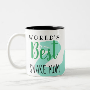 Tasse 2 Couleurs Meilleure maman serpent du monde - Personnalisable