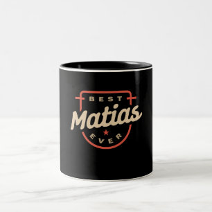 Tasse 2 Couleurs Meilleure Matias Jamais Drôle Nom Matias