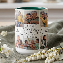 Meilleure Mémé Personnalisée 8 Cadeau de Collage d