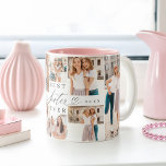Tasse 2 Couleurs Meilleure Soeur Soeur Soeur Script Coeur Photo Col<br><div class="desc">Offrez à votre soeur un cadeau qu'elle chérira pour toujours avec notre meilleure soeur, soeur script coeur photo collage mug. Cette tasse mémorable présente un montage de 8 photos, vous permettant de présenter vos souvenirs préférés ensemble. L'élégant script "Soeur" et le design de coeur sont superbement placés au centre, ce...</div>