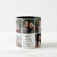 Meilleure Tante du Monde Collage de 7 Photos avec 