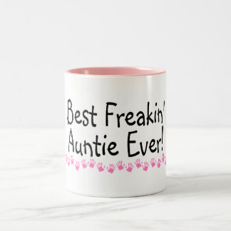 Tasse 2 Couleurs Meilleure tante Every de Freakin