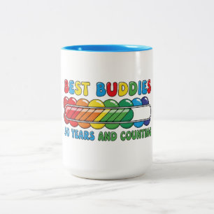 Tasse 2 Couleurs Meilleurs amis 50 ans et plus