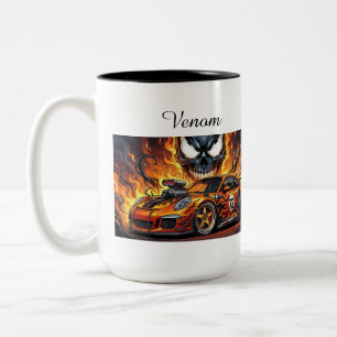 Tasse 2 Couleurs Mélange entre venin et porsche gt3