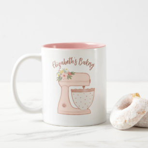 Tasse 2 Couleurs Mélangeur de boulangerie Cute Rose