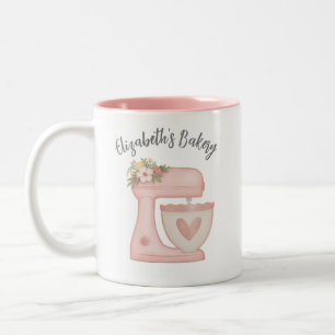 Tasse 2 Couleurs Mélangeur de boulangerie Cute Rose