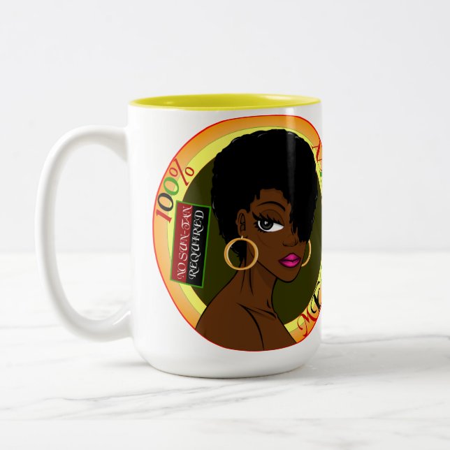 Tasse 2 Couleurs Mélanine 100 (Gauche)
