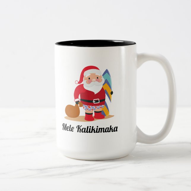 Tasse 2 Couleurs Mele Kalikimaka (Droit)
