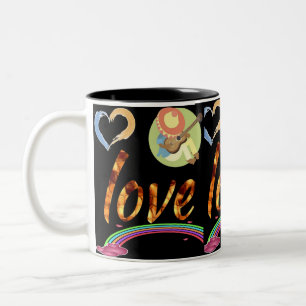 Tasse 2 Couleurs mélodie d'amour