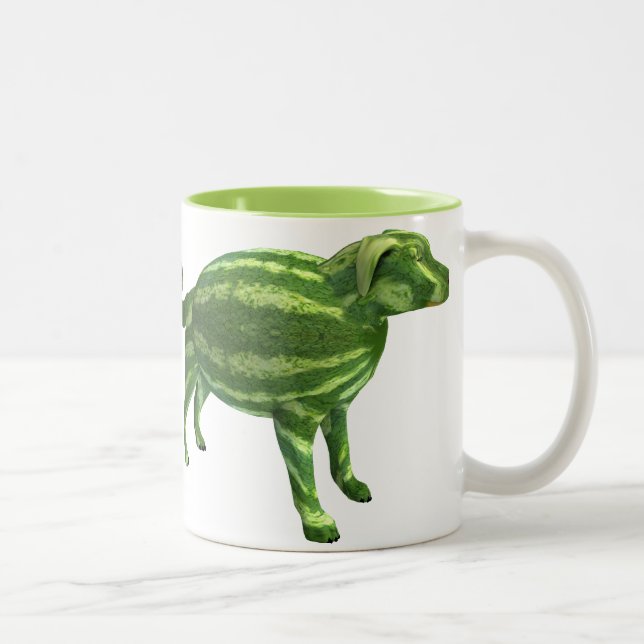 Tasse 2 Couleurs Melon Dog (Droit)