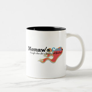 Tasse 2 Couleurs Memaw a des bouffées de chaleur