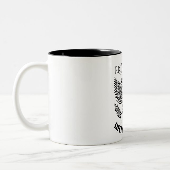 Tasse 2 Couleurs Membre de l'équipe Richardson à vie (Gauche)