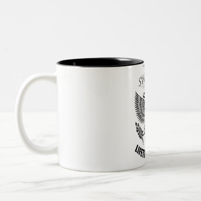 Tasse 2 Couleurs Membre de l'équipe Sweeney Lifetime (Gauche)